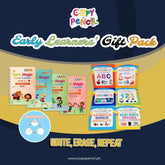 Early Educational Birthday Gift Pack For Little Learners, Sank Magic Practice Copybook Set With Write and Wipe Practice Books